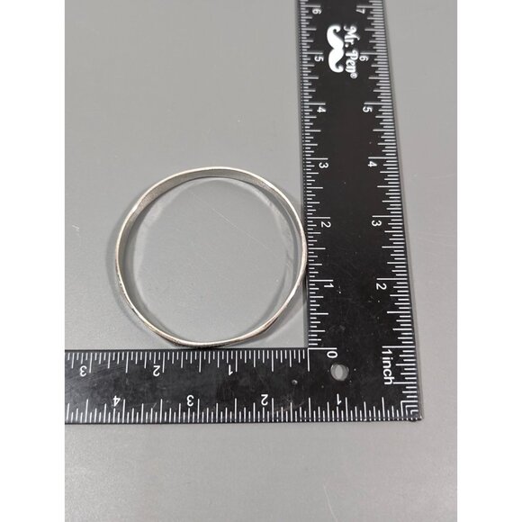 VTG HSB Harry S Bick Sterling Silver 925 Bangle Bracelet Stacking 8 in 21.86g - Picture 8 of 9